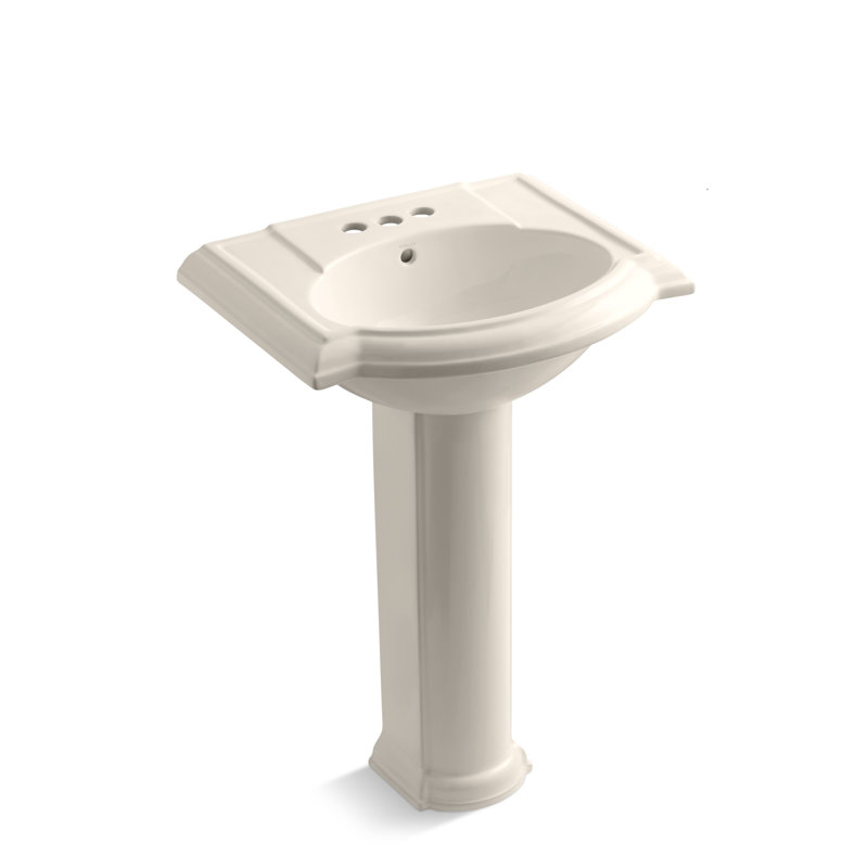 Kohler Devonshire 24" Pedestal Bathroom Sink & Reviews Wayfair